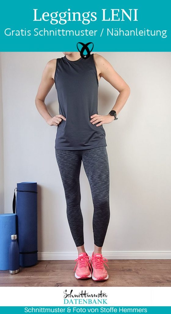 Leggins Leggings Frauen Damen naehen kostenloses schnittmuster gratis Freebook naehidee naehanleitung