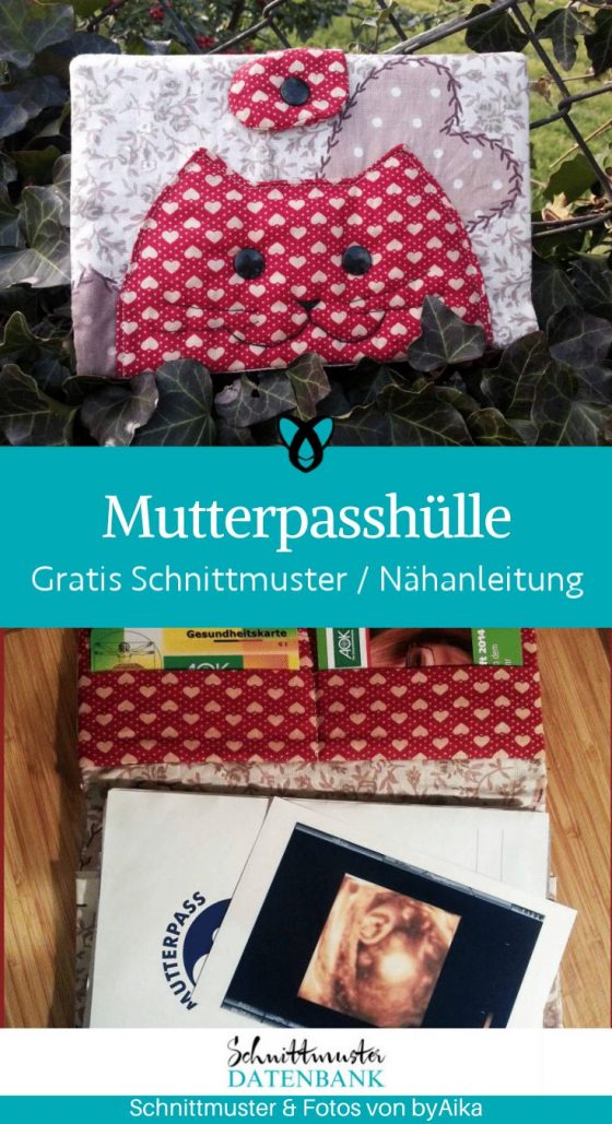 Mutterpasshuelle Katze naehen kostenloses schnittmuster gratis Freebook naehidee naehanleitung