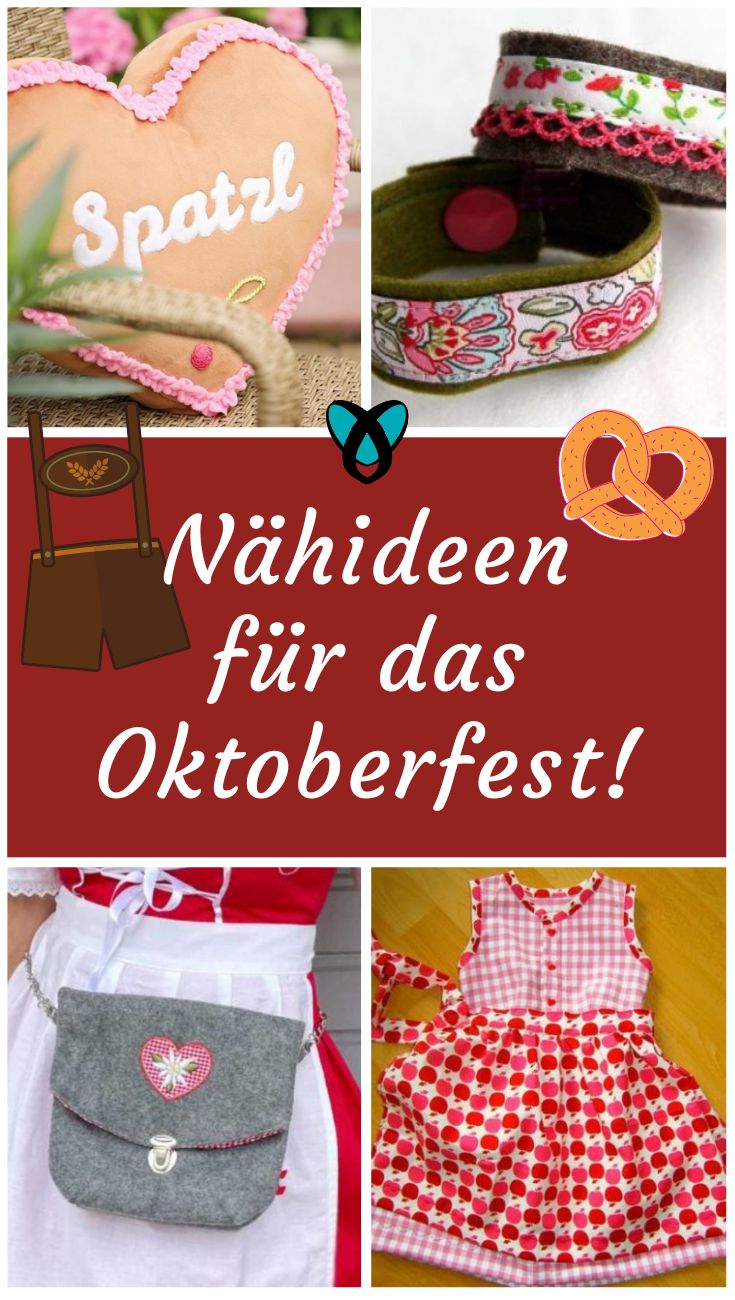 Naehideen Oktoberfest Wiesn gratis Schnittmuster kostenlose DIY Ideen