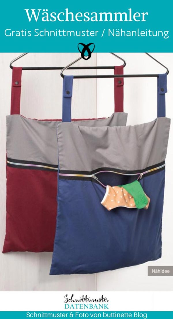 Hängender Wäschesammler Im Azteken-Design - Platzsparender Wäschekorb Für Tür Oder Wand