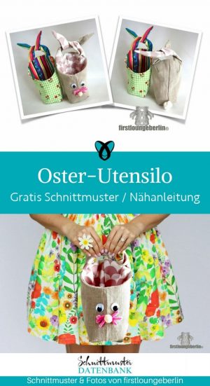 Oster Utensilo Hase Koerbchen naehen kostenloses schnittmuster gratis pdf download naehidee