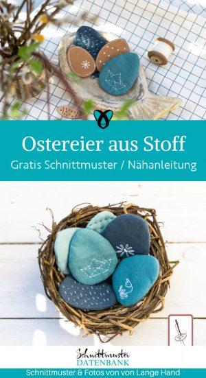 Ostereier aus stoff naehen kostenloses schnittmuster gratis pdf download naehidee