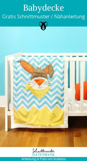 Babydecke naehen kostenloses schnittmuster gratis pdf download naehidee