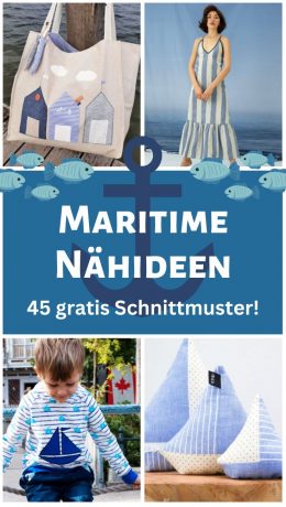Maritime naehideen naehen kostenlos schnittmuster gratis Freebook naehidee naehanleitung