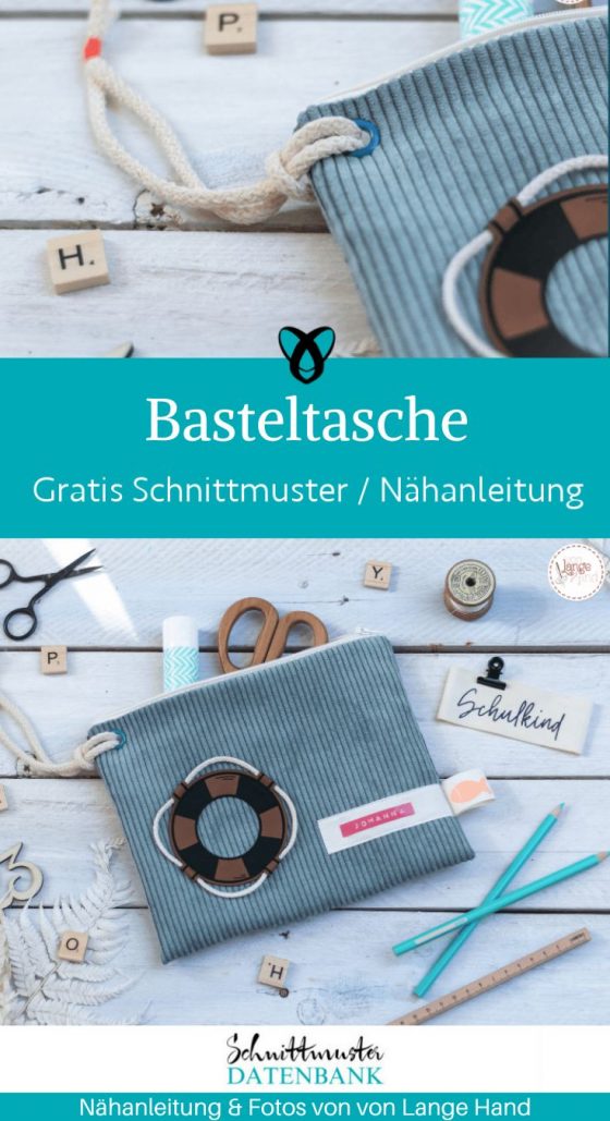 basteltasche grundschule naehen freebook gratis naehanleitung