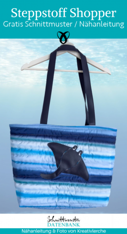 steppstoff shopper tasche naehen freebook gratis freebook naehanleitung