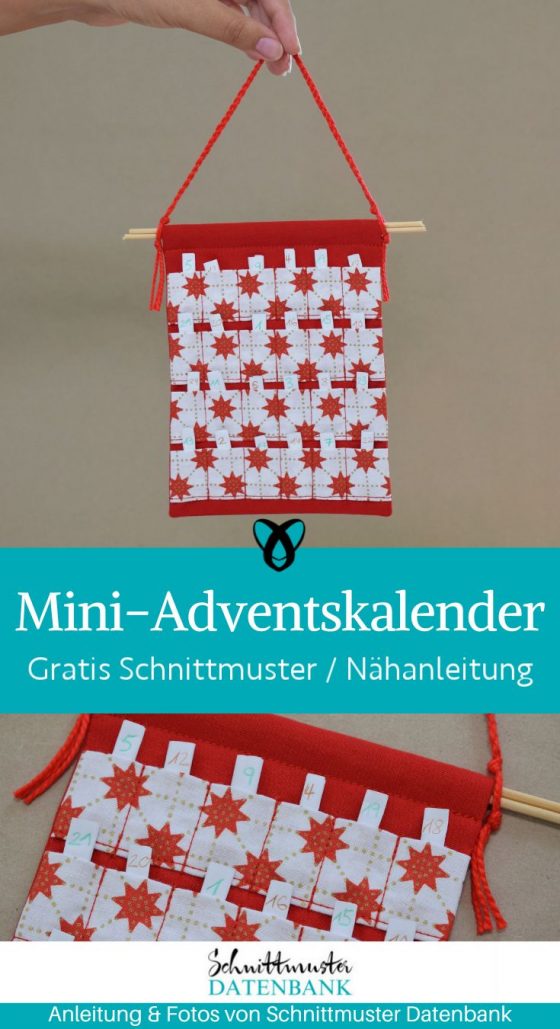 Mini adventskalender fuer paare naehen kostenlos gratis Freebook naehidee naehanleitung 2