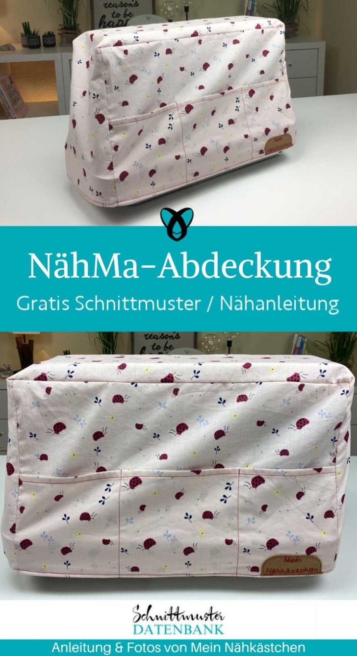 Nähmaschinen Abdeckhaube - Staubschutz Mit Taschen