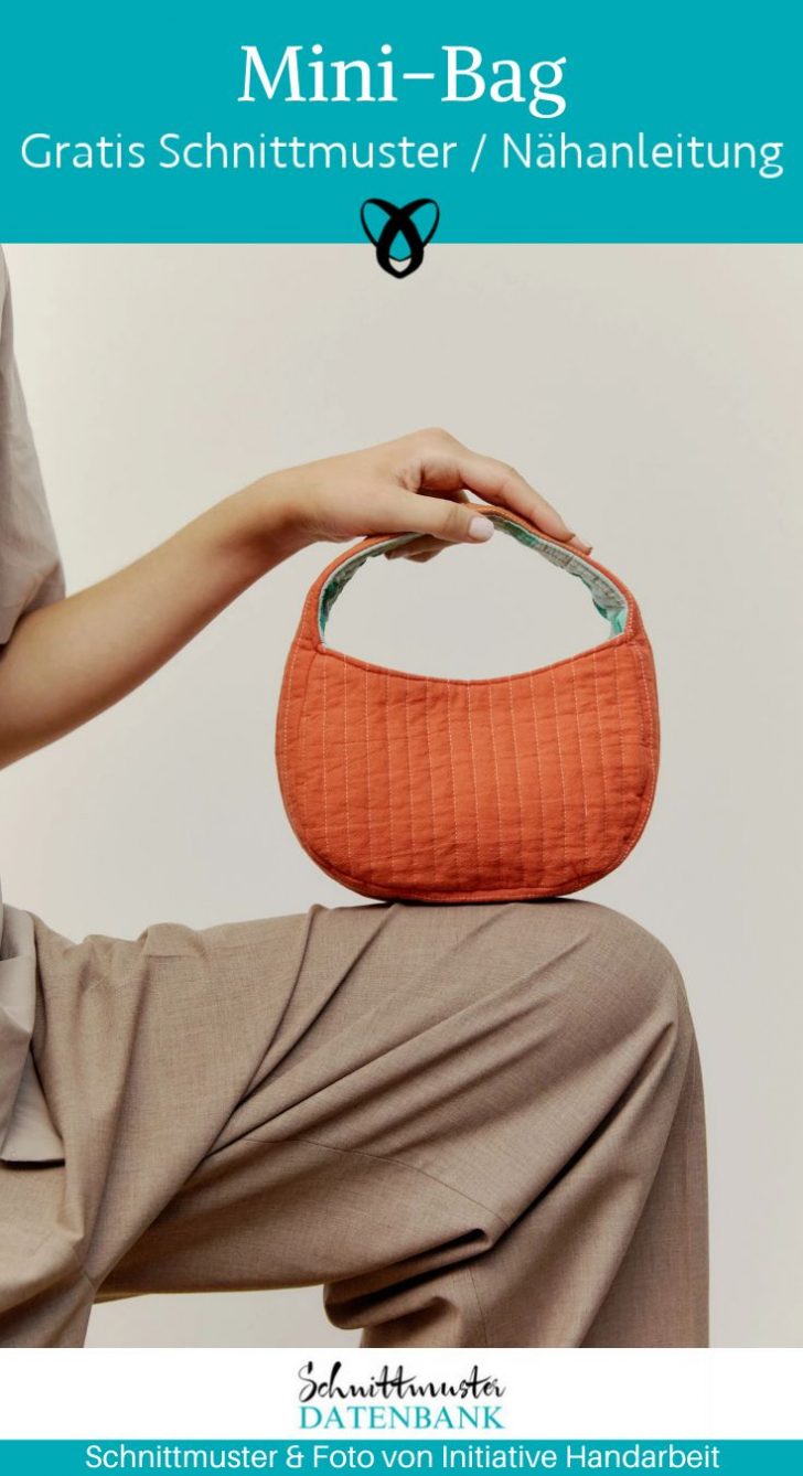 Mini-Bag nähen - Kostenlose Schnittmuster Datenbank