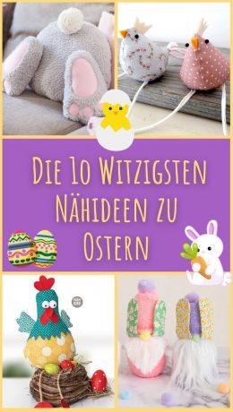Witzige naehideen zu ostern naehen gratis kostenlos schnittmuster freebies