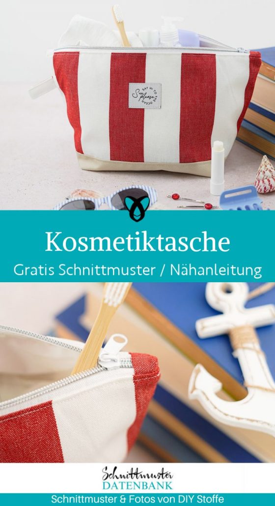 Kosemtiktasche maritim naehen kostenlos schnittmuster gratis pdf download naehidee