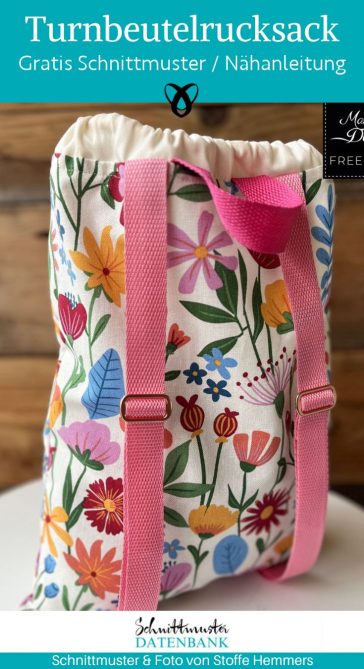Turnbeutel rucksack naehen kostenlos schnittmuster gratis pdf download naehidee
