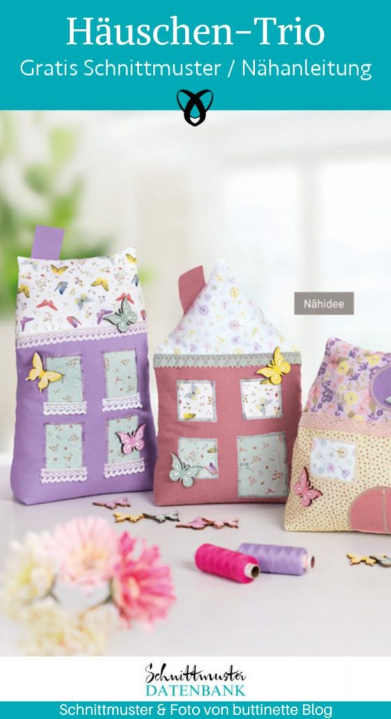 haeusschen deko haus tuerstopper naehen kostenlos schnittmuster gratis pdf download naehidee