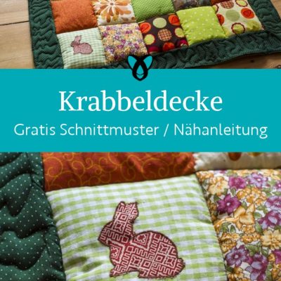 krabbeldecke decke baby naehen kostenlos gratis Freebook naehidee naehanleitung