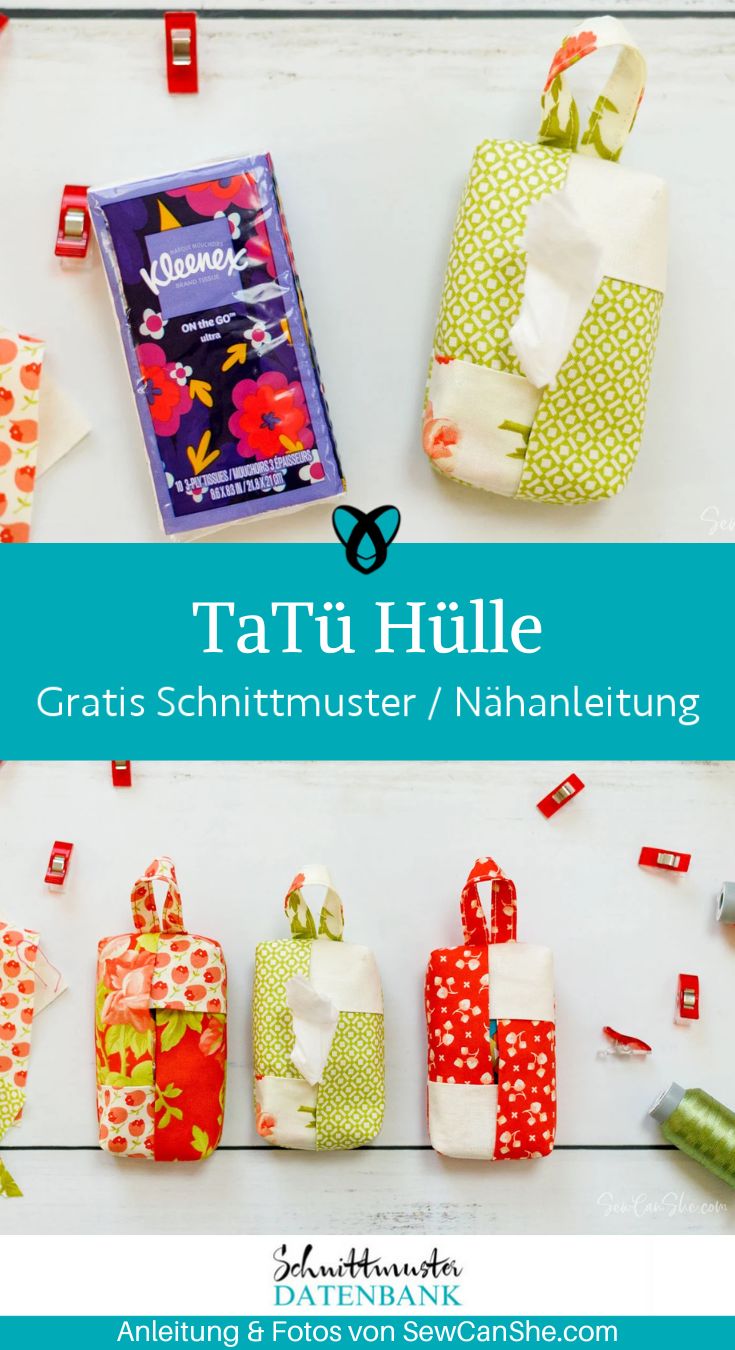 tatueta taschentuecher huelle naehen kostenlos gratis Freebook naehidee naehanleitung