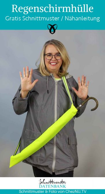 Regenschirmhuelle Regenschirmtasche tragetasche naehen kostenlos schnittmuster gratis pdf download naehidee