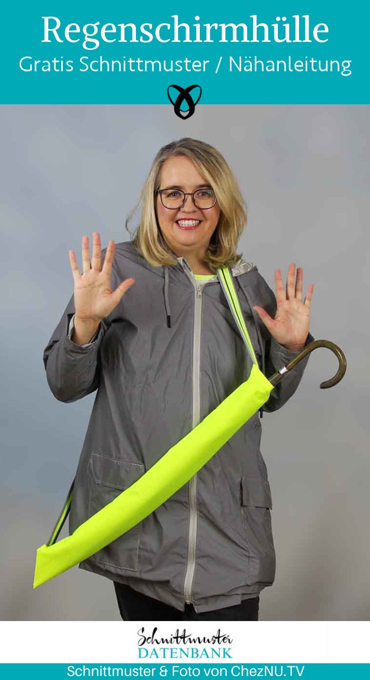 Regenschirmhuelle Regenschirmtasche tragetasche naehen kostenlos schnittmuster gratis pdf download naehidee
