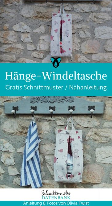 haenge windeltasche windelutensilo naehen kostenlos gratis Freebook naehidee naehanleitung