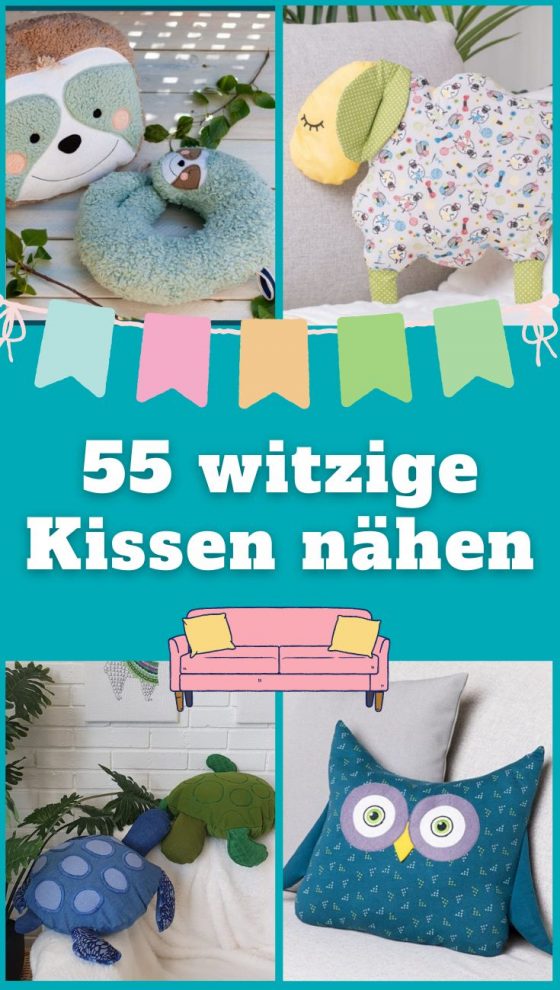 witzige kissen naehen kostenlose schnittmuster ideen herbst lustig naehideen gratis