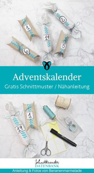 Adventskalender last minute upcycling schnell einfach klorollen basteln