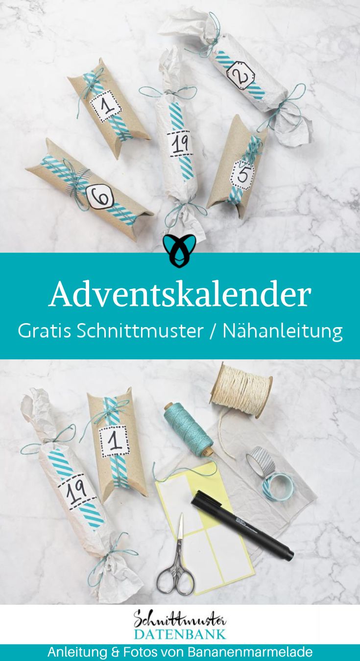 Adventskalender last minute upcycling schnell einfach klorollen basteln