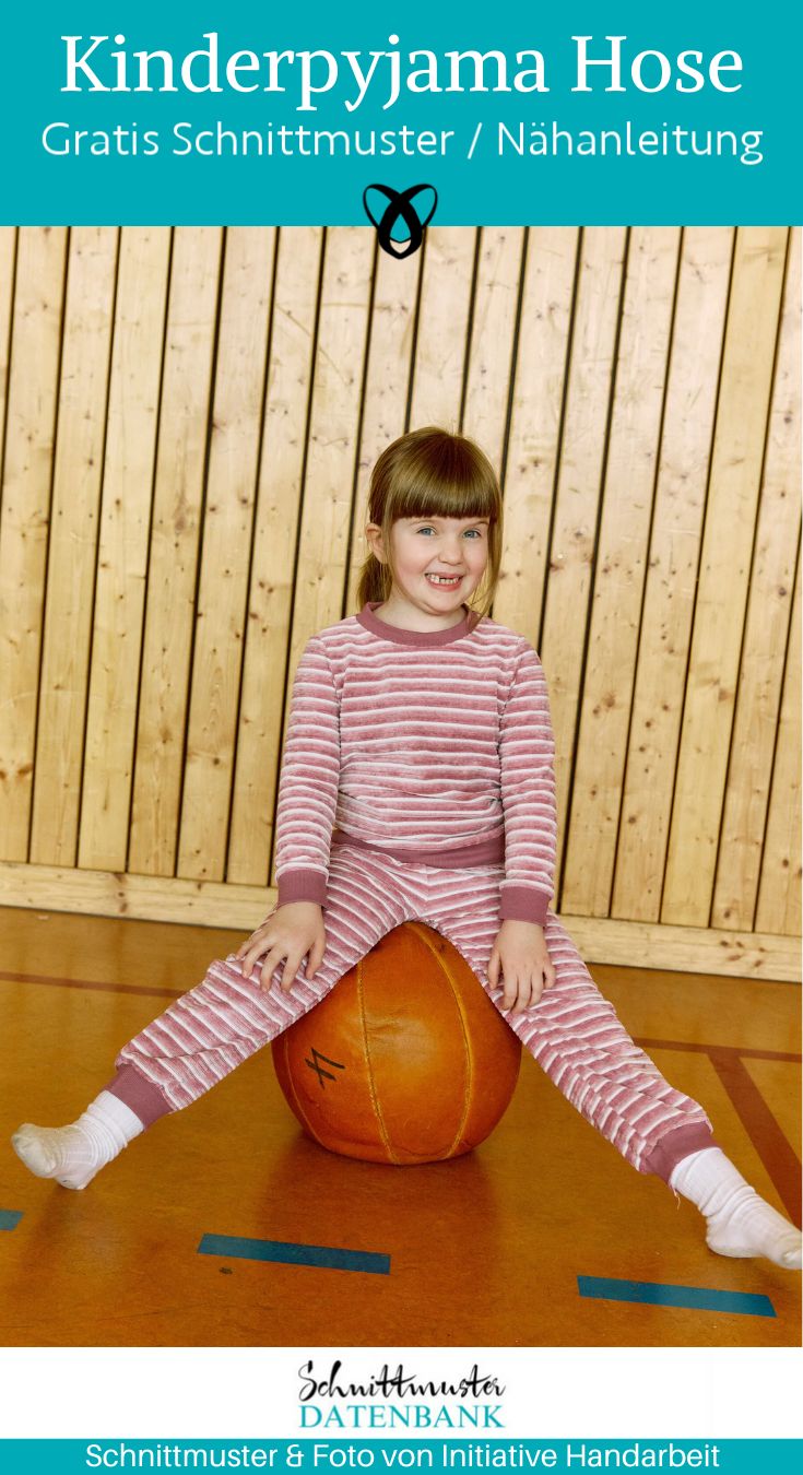 Kinderpyjama hose schlanfanzug naehen kostenlos schnittmuster gratis pdf download naehidee
