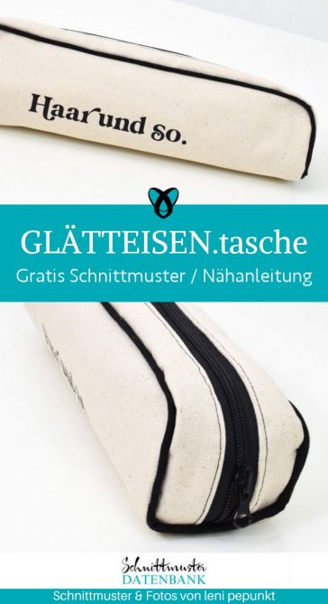 Glaetteisen tasche naehen kostenlos schnittmuster gratis pdf download naehidee