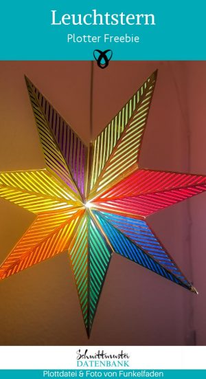 Leuchtstern weihnachtsstern deko plottdatei plotter freebie kostenlos gratis download