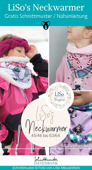 Neckwarmer loopschal halstuch naehen kostenlos schnittmuster gratis pdf download naehidee