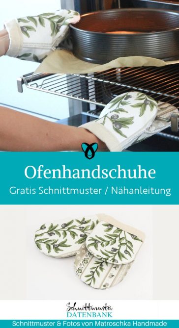 Ofenhandschuhe naehen kostenlos schnittmuster gratis pdf download naehidee