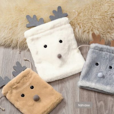 Rentier Saeckchen witzig naehen kostenlos schnittmuster gratis pdf download naehidee