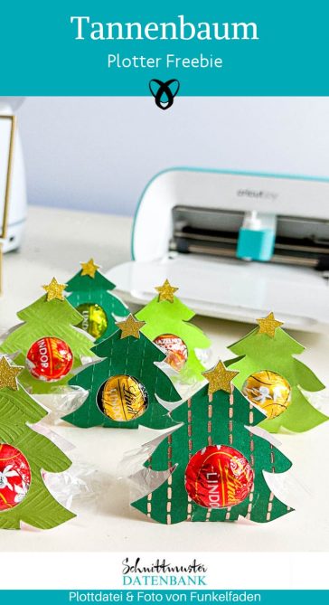 Tannenbaum Pralinen plottdatei plotter freebie kostenlos gratis download