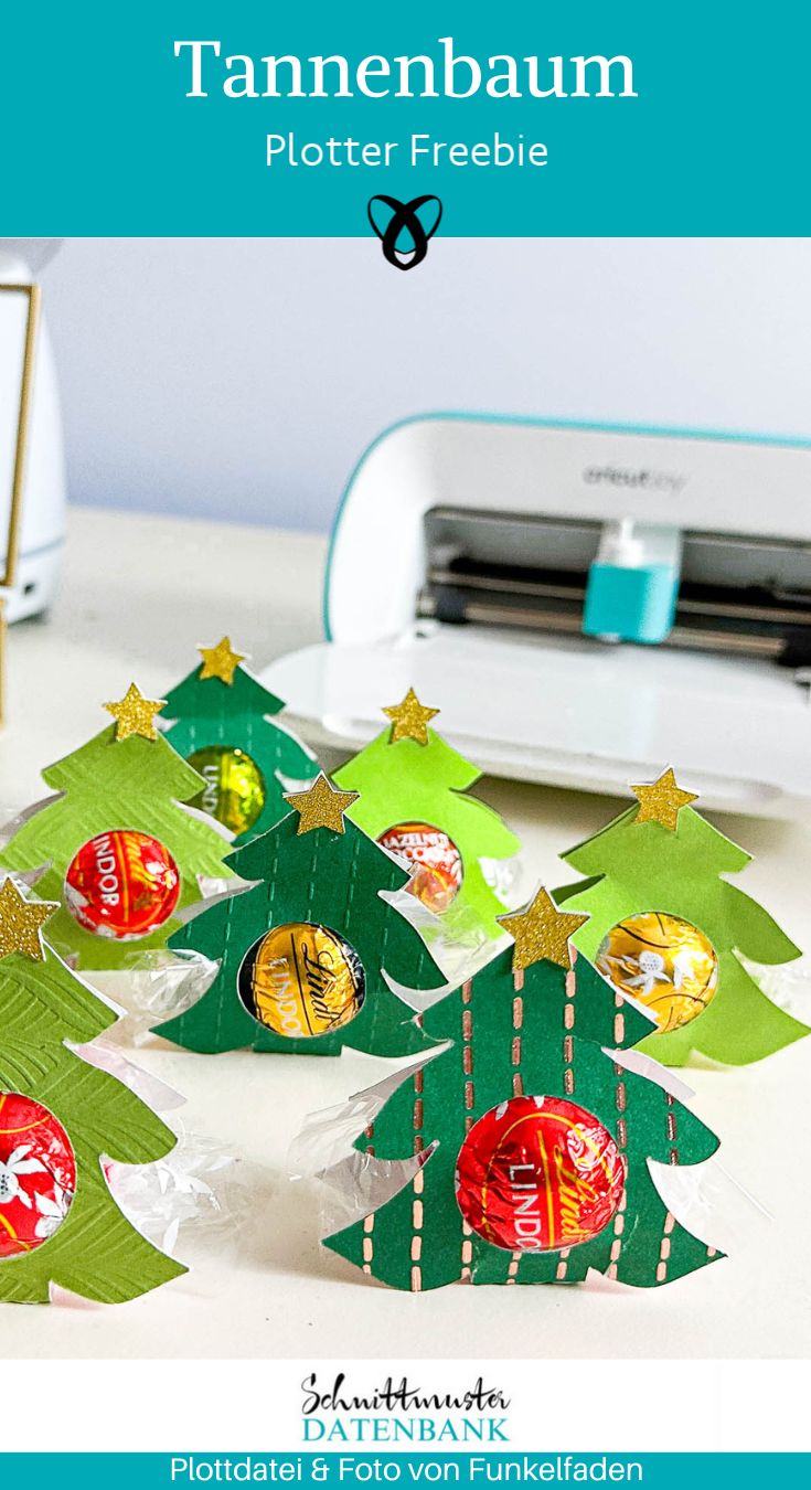 Tannenbaum Pralinen plottdatei plotter freebie kostenlos gratis download