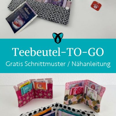 Teebeutel to go taeschchen verschenken kleines geschenk naehen kostenlos schnittmuster gratis pdf download naehidee