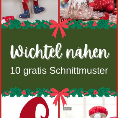 Wichtel naehen schnittmuster kostenlos gratis zum runterladen freebie weihnachtswichtel advent naehidee witzig