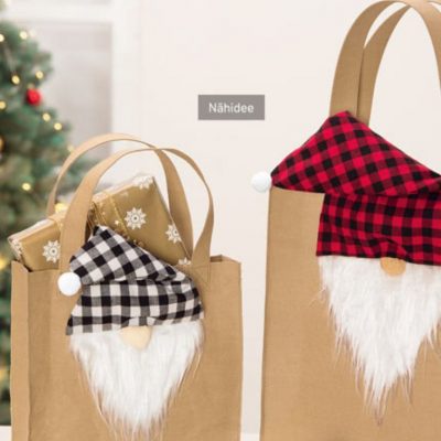 Wichteltasche geschenktasche weihnachten naehen kostenlos schnittmuster gratis pdf download naehidee