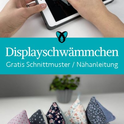 Displayschwamm kleinigkeit mini geschenkidee naehen kostenlos schnittmuster gratis pdf download naehidee