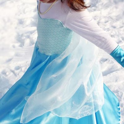 Eisprinzessin kostuem kleid elsa naehen kostenlos gratis Freebook naehidee naehanleitung