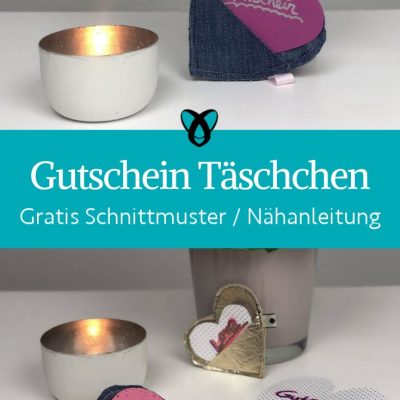 Gutscheintaeschchen herz gutschein verpacken naehen kostenlos schnittmuster gratis pdf download naehidee