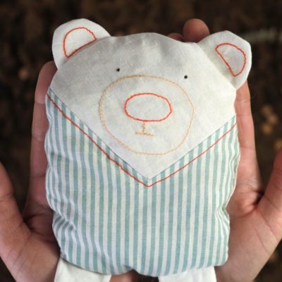 Handwaermer Baer naehen kostenlos schnittmuster gratis pdf download naehidee