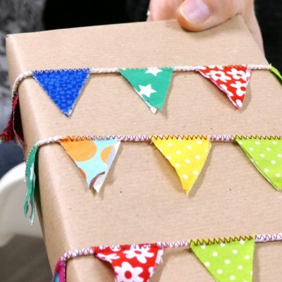 Mini Wimpelkette Dekoidee naehen kostenlos schnittmuster gratis pdf download naehidee