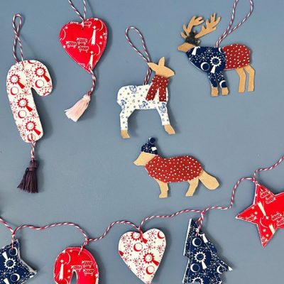 Weihnachts Anhaenger deko last minute naehen kostenlos gratis Freebook naehidee naehanleitung