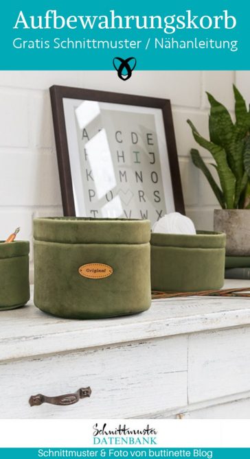 Aufbewahrungskort rund utensilo naehen kostenlos schnittmuster gratis pdf download naehidee