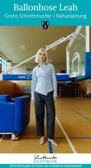 Ballonhose frauen damen jeans hose naehen kostenlos schnittmuster gratis pdf download naehidee