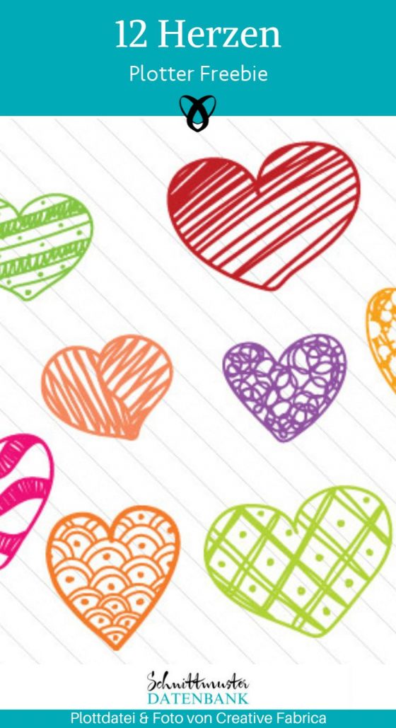 Herzen handgemalt plottdatei plotter freebie kostenlos gratis download