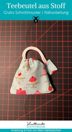 Teebeutel aus stoff naehen kostenlos gratis Freebook naehidee naehanleitung