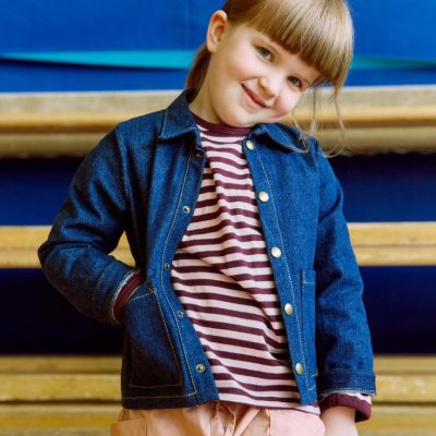 Workerjacke jeansjacke jeanshemd kinder naehen kostenlos schnittmuster gratis pdf download naehidee