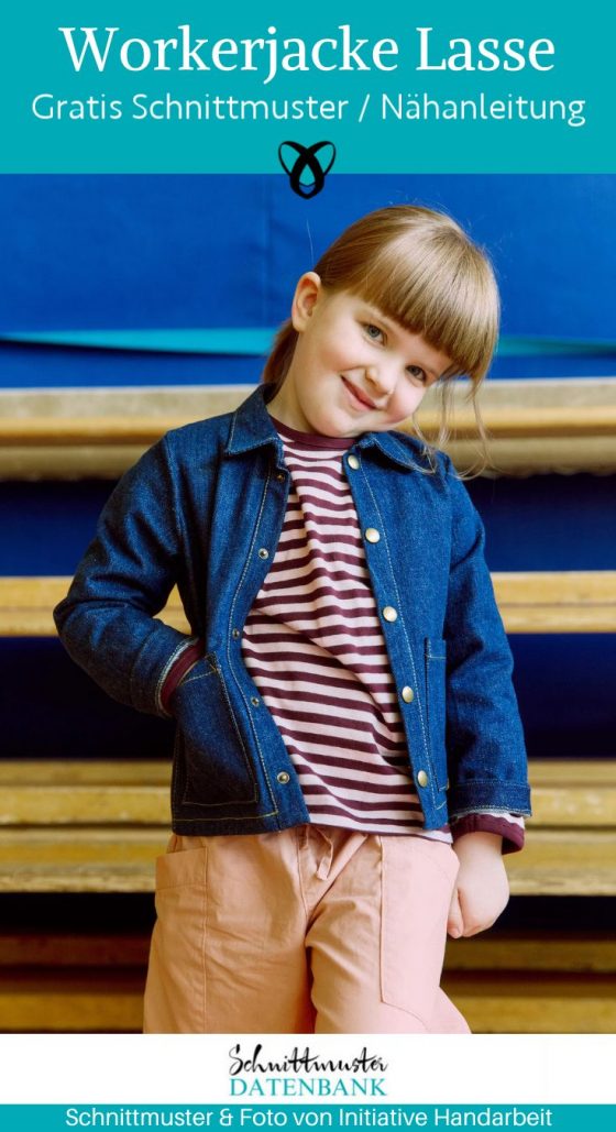 Workerjacke jeansjacke jeanshemd kinder naehen kostenlos schnittmuster gratis pdf download naehidee
