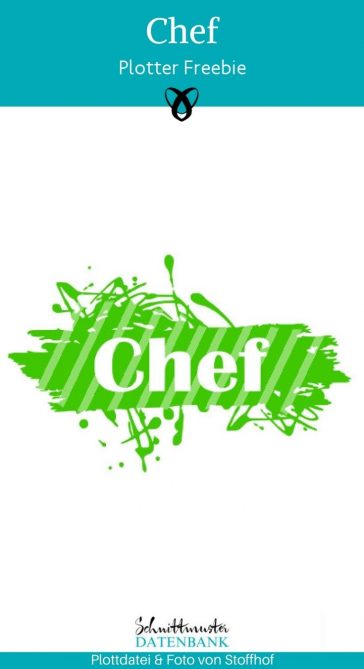 Chef plottdatei plotter freebie kostenlos gratis download