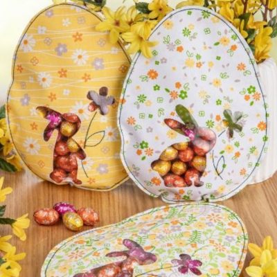 Ostersaeckchen Schokoei naehen kostenlos schnittmuster gratis pdf download naehidee